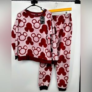 Disney plush lounge set, top and bottom. New with tags size small.
